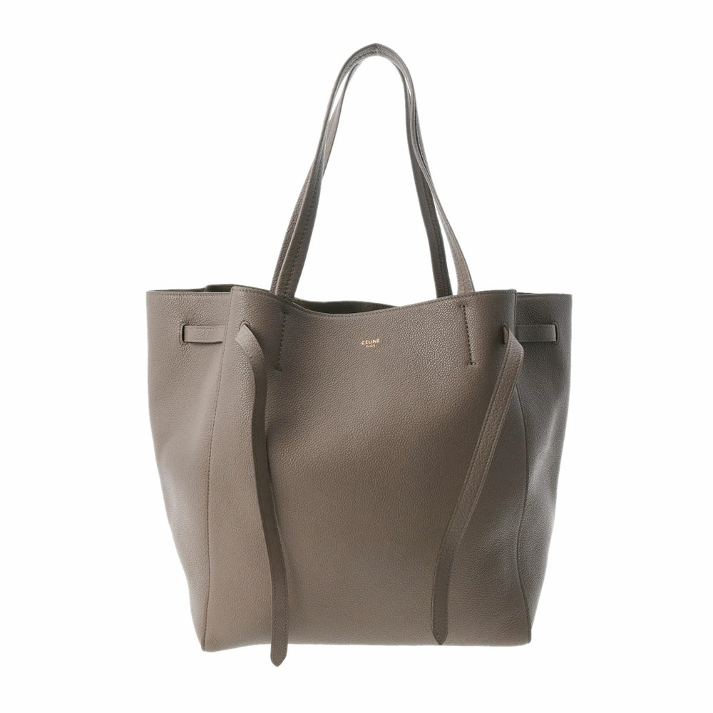 CELINE Cabas Phantom Taupe Calfskin Tote Bag